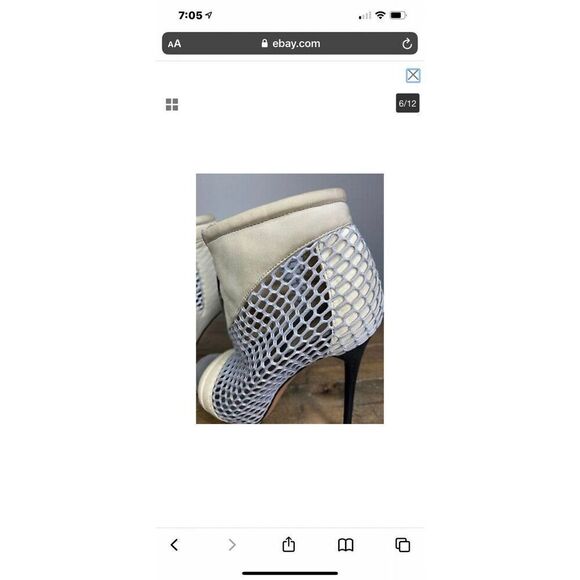 L.A.M.B BICARA Peep toe Ankle Booties - Picture 6 of 11